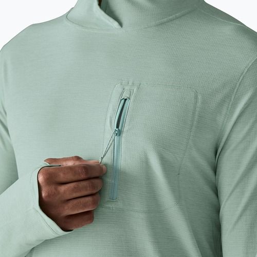 Felpa da uomo Patagonia Capilene Cool Sun Hoody thermal blue/thin ice x-dye