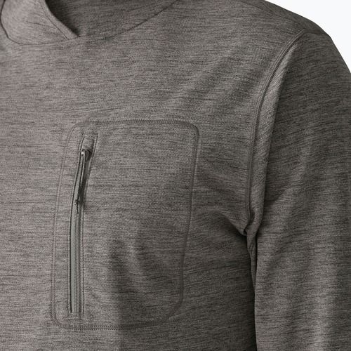 Felpa da uomo Patagonia Capilene Cool Sun Hoody forge grey/noble grey x-dye