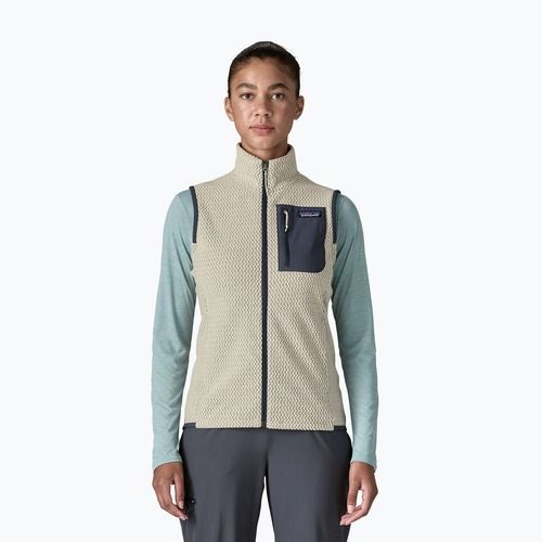 Gilet da donna Patagonia R1 Air wool white