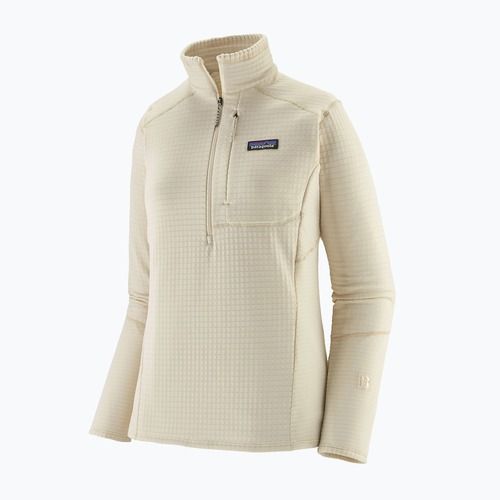 Felpa in pile da donna Patagonia R1 wool white