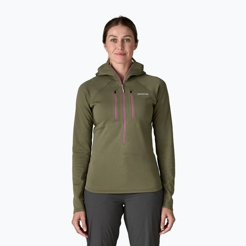 Felpa da donna Patagonia R1 Ultralight Hoody basin green
