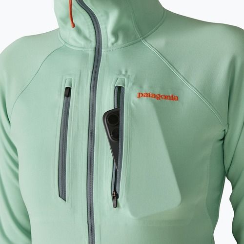 Felpa da donna Patagonia R1 Ultralight Hoody thin ice