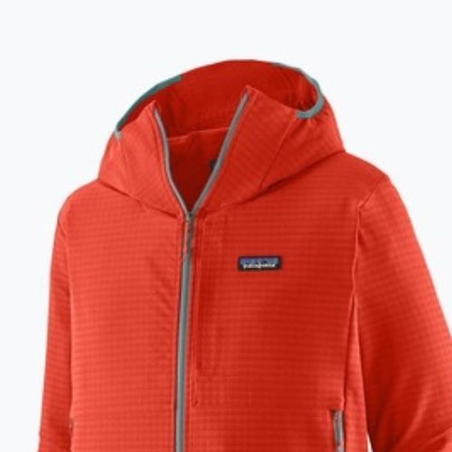 Giacca softshell da uomo Patagonia R1 TechFace Hoody hot ember