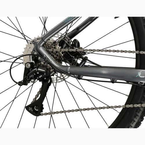 Bicicletta da montagna da donna KROSS Lea 4.0 In 27.5 grey/turquoise/gloss