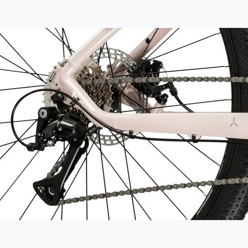 Bicicletta da montagna da donna KROSS Lea 3.0 In 27.5 pink/grey/gloss