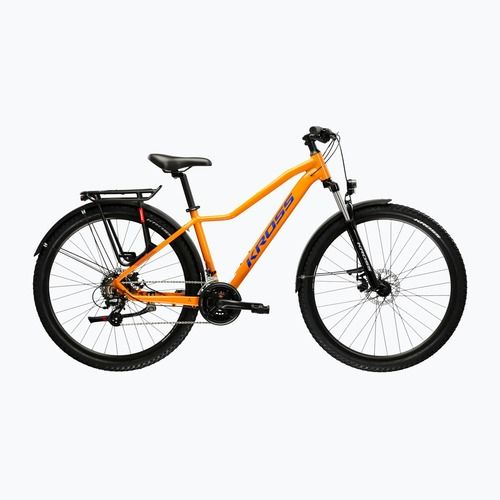 Bicicletta da montagna da donna KROSS Lea 2.0 Eq W 29 orange/navy blue/gloss