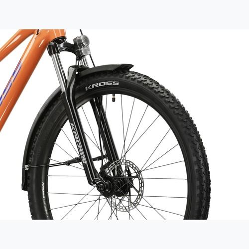 Bicicletta da montagna da donna KROSS Lea 2.0 Eq W 27.5 orange/navy blue/gloss