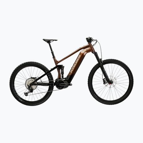 Bicicletta elettrica da uomo KROSS Grist Boost 3.0 el. 630 Wh  brown/black/gloss