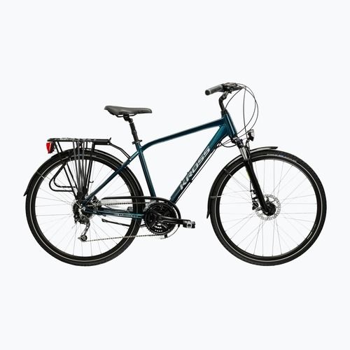 Bicicletta da trekking KROSS Explorer 4.0 turquoise/silver/gloss