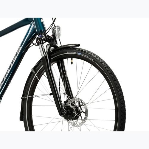 Bicicletta da trekking KROSS Explorer 4.0 turquoise/silver/gloss