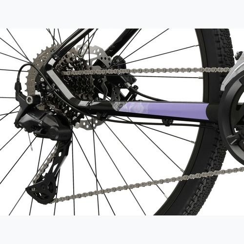 Bicicletta cross da donna KROSS Evado 7.0 In black/purple/gloss