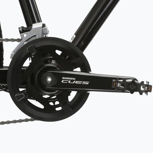 Bicicletta cross da donna KROSS Evado 5.0 In black/turquoise/gloss