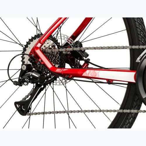 Bicicletta cross KROSS Evado 4.0 burgundy/white/gloss