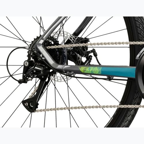 Bicicletta cross KROSS Evado 3.0 grey/teal/gloss