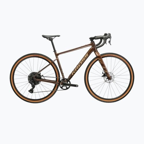 Bicicletta gravel KROSS Esker 2.0 brown/beige/gloss