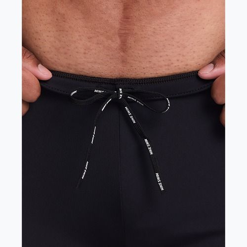 Boxer da bagno da uomo Nike Logo Graphic Square Leg black
