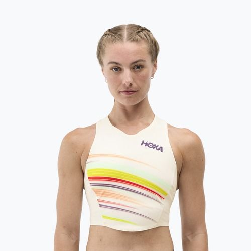Top sportivo HOKA Race Day Crop alabaster flare