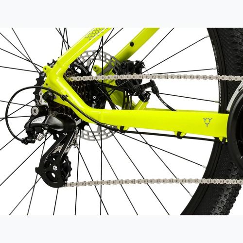 Bicicletta da montagna KROSS Hexagon 2.0 27,5" lime/blue/gloss