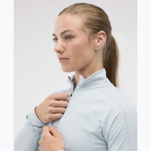 Felpa da running da donna HOKA GlideTech Quarter Zip mineral blue