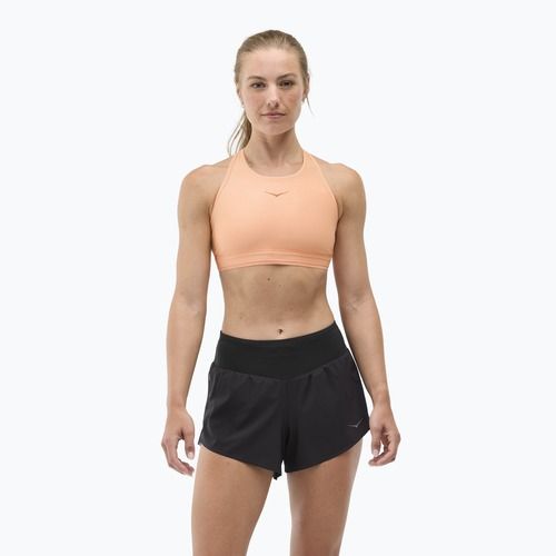 Reggiseno sportivo HOKA Hupana Sports RemovaleCup pale tangerine