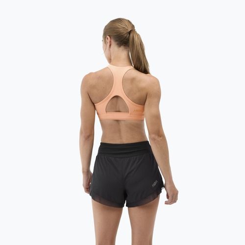 Reggiseno sportivo HOKA Hupana Sports RemovaleCup pale tangerine