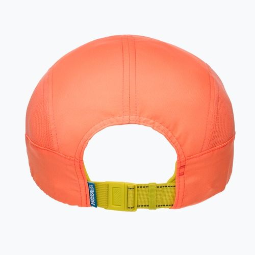 Cappellino con visiera HOKA Run neon cantaloupe