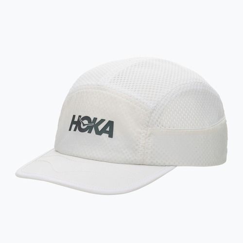 Cappellino con visiera HOKA Trail Race white