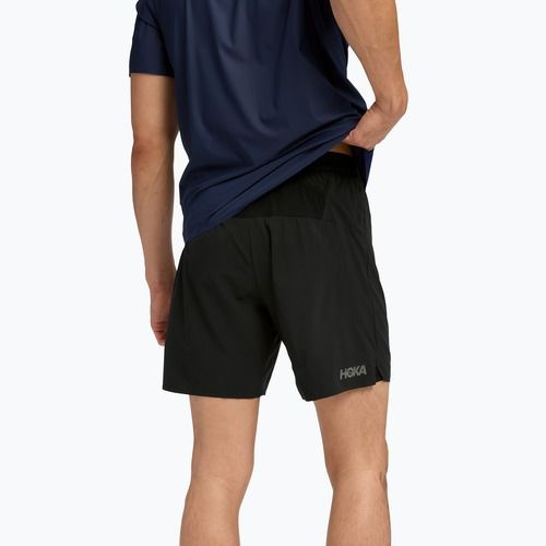 Pantaloncini da running da uomo HOKA Glide 7'' 2in1 black
