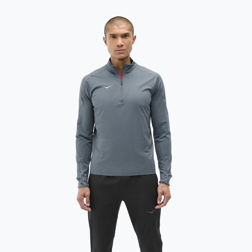 Felpa da running da uomo HOKA GlideTech Quarter Zip faded navy