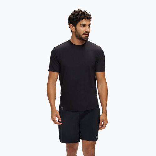 Maglietta da running da uomo HOKA Essential Tee black
