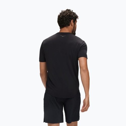 Maglietta da running da uomo HOKA Essential Tee black
