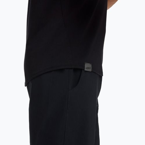 Maglietta da running da uomo HOKA Essential Tee black
