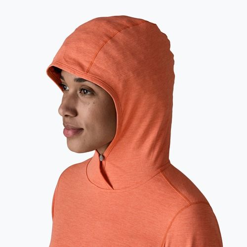 Felpa da donna Patagonia Capilene Cool Sun Hoody mellow melon/peach sherbet x-dye