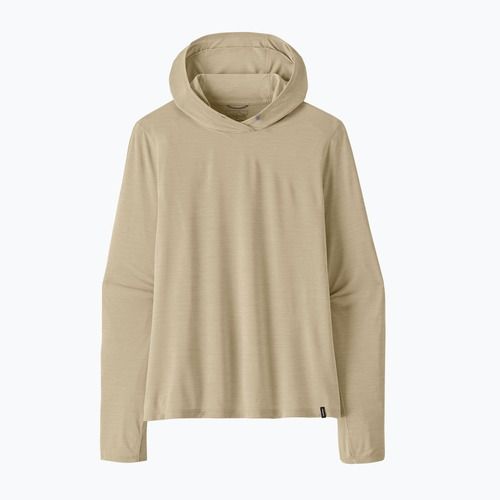 Felpa da donna Patagonia Capilene Cool Ultra Hoody pumice/dyno white x-dye