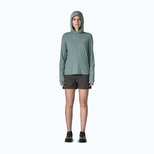 Felpa da donna Patagonia Capilene Cool Sun Hoody nouveau green/blue sage x-dye