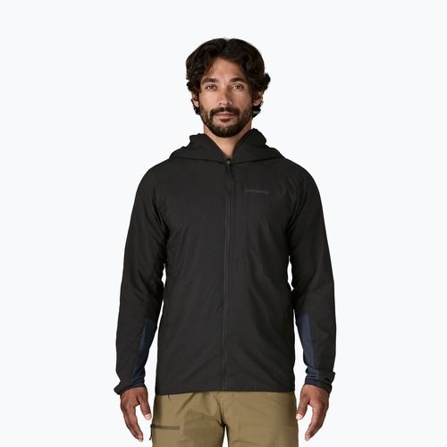 Giacca ibrida da uomo Patagonia Nano-Air Ultralight Full-Zip Hoody nera