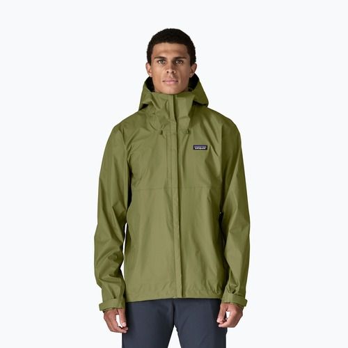 Giacca antipioggia da uomo Patagonia Torrentshell 3L Rain caper green