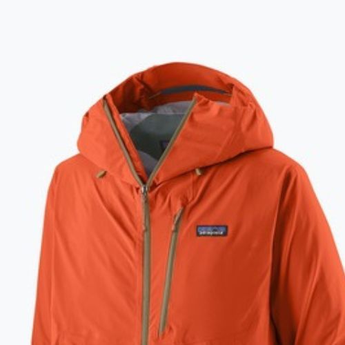 Giacca antipioggia da uomo Patagonia Granite Crest Rain coal orange