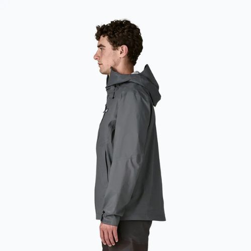 Giacca antipioggia da uomo Patagonia Granite Crest Rain forge grey w/black