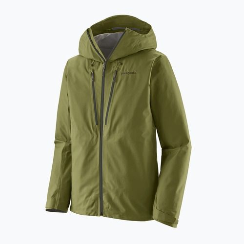 Giacca antipioggia da uomo Patagonia Triolet caper green