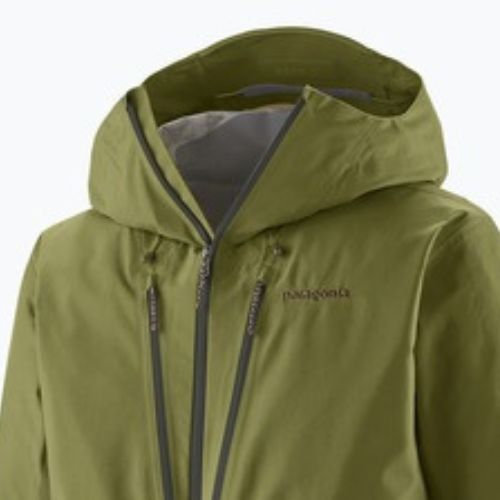 Giacca antipioggia da uomo Patagonia Triolet caper green