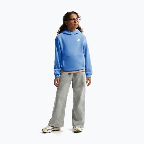 Felpa per bambini Nike Sportswear Club Fleece university blue/white