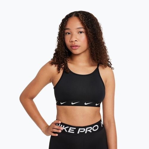 Reggiseno sportivo da bambina Nike One black/white