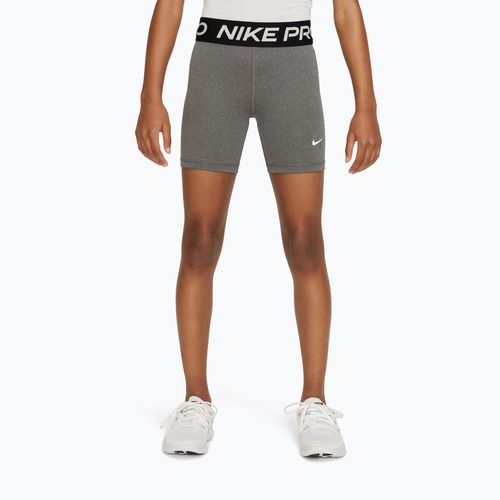 Pantaloncini per bambini Nike Pro Dri-Fit 5" carbon heather/white