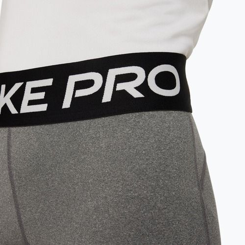 Pantaloncini per bambini Nike Pro Dri-Fit 5" carbon heather/white