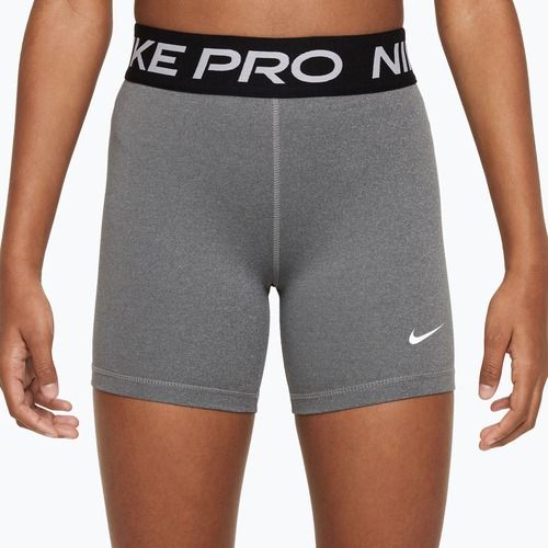 Pantaloncini per bambini Nike Pro carbon heather/white