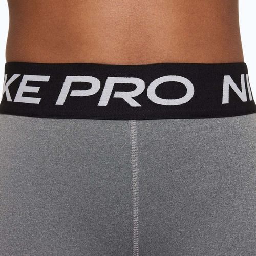 Pantaloncini per bambini Nike Pro carbon heather/white