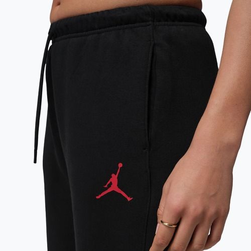 Pantaloni da donna Nike Jordan Fleece black/gym red