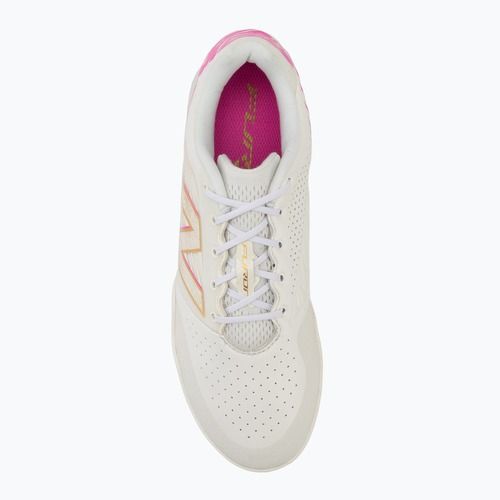 Scarpe da calcio New Balance Furon Pro V8 IN pink heat/sea salt/gold metallic