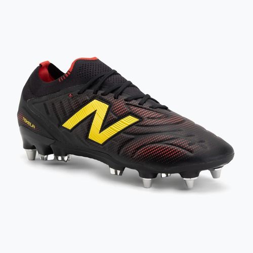 Scarpe da calcio New Balance Tekela Elite Low V5 SG black 100/punch yellow/fire cracker